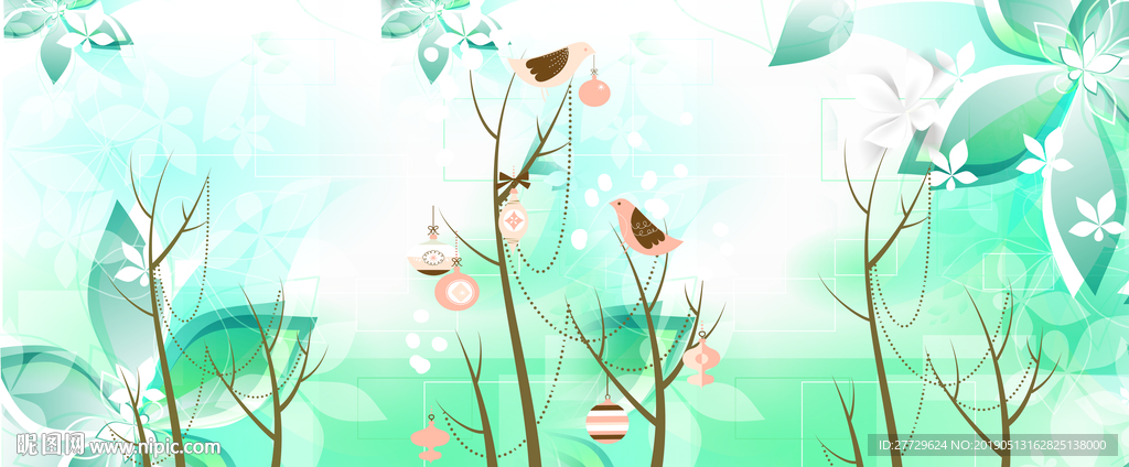 北美清新画