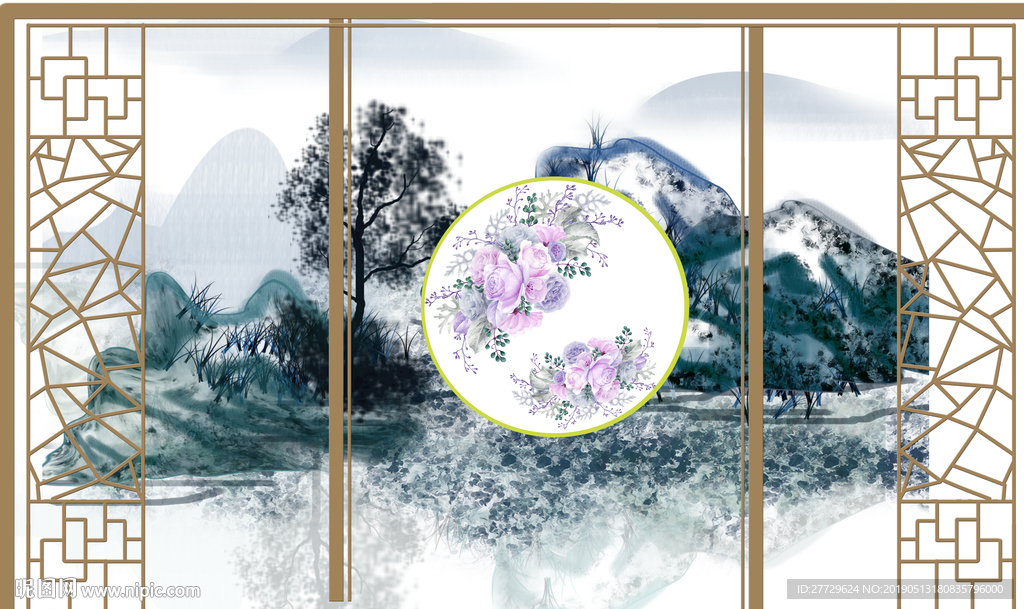 背景墙装饰画