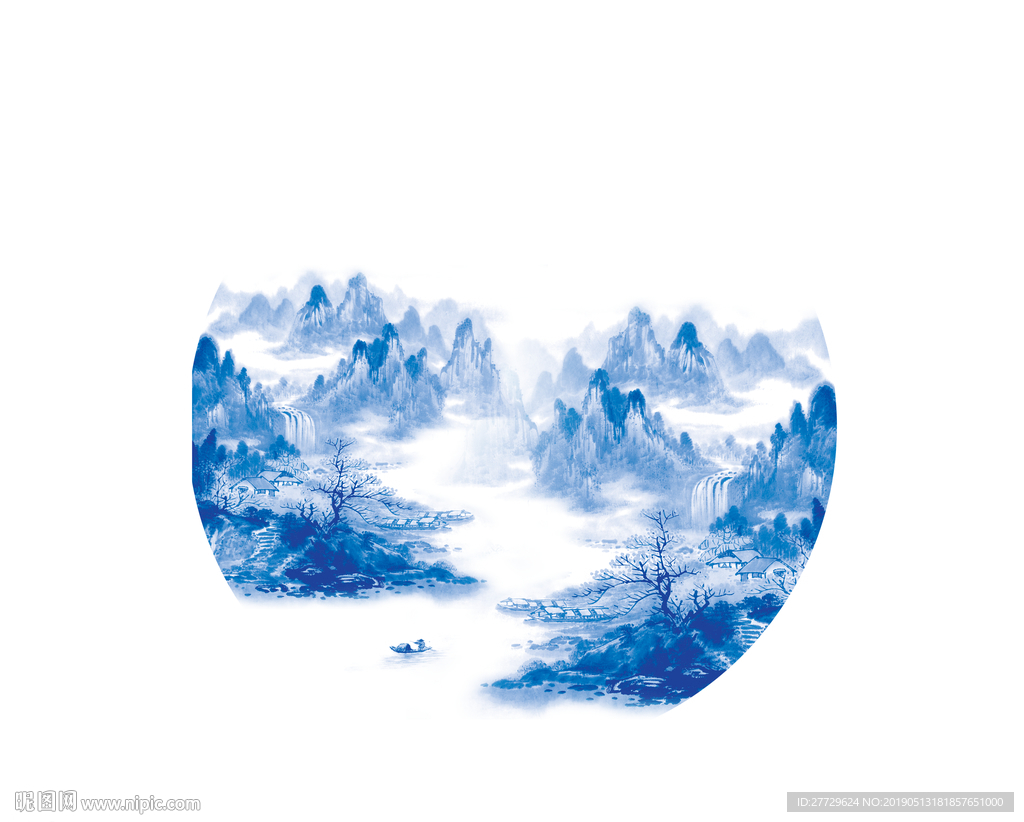 国画山