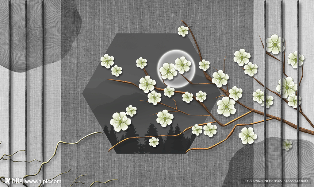 梅花装饰画