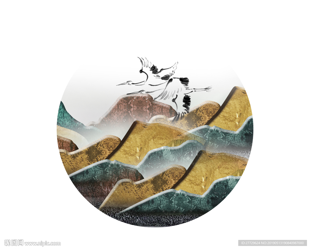 抽象浮雕画