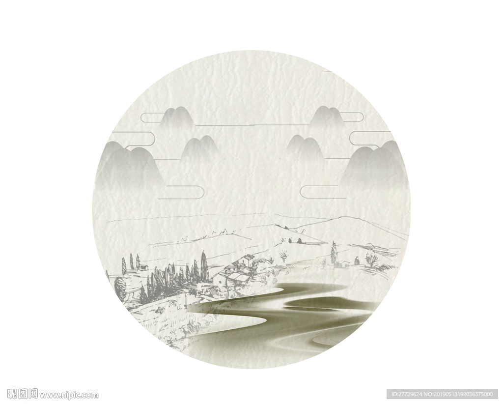 抽象水墨画