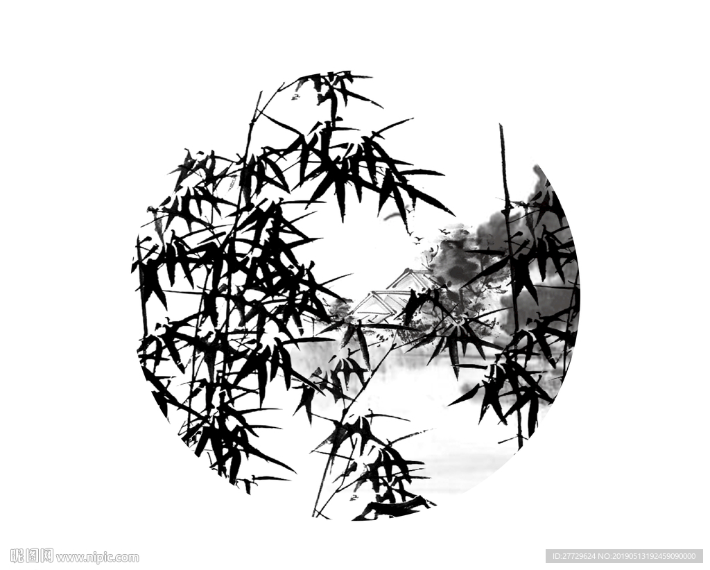 国画竹子