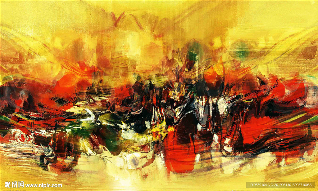 抽象油画