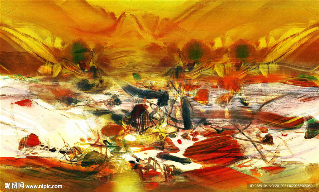 抽象油画