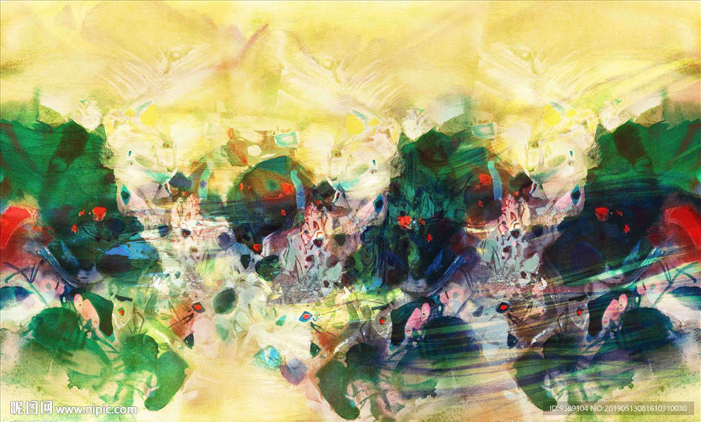 抽象油画