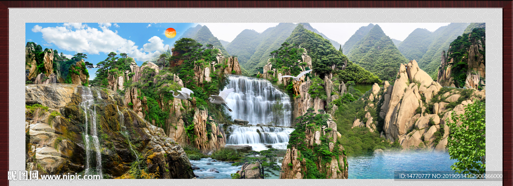 风景如画图