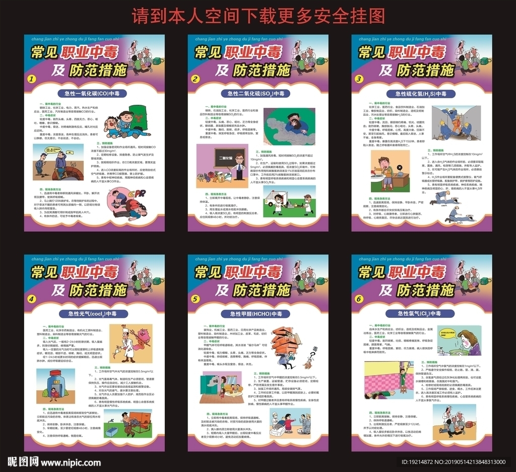 常见职业中毒及防范措施