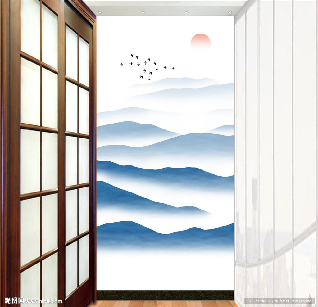 新中式背景