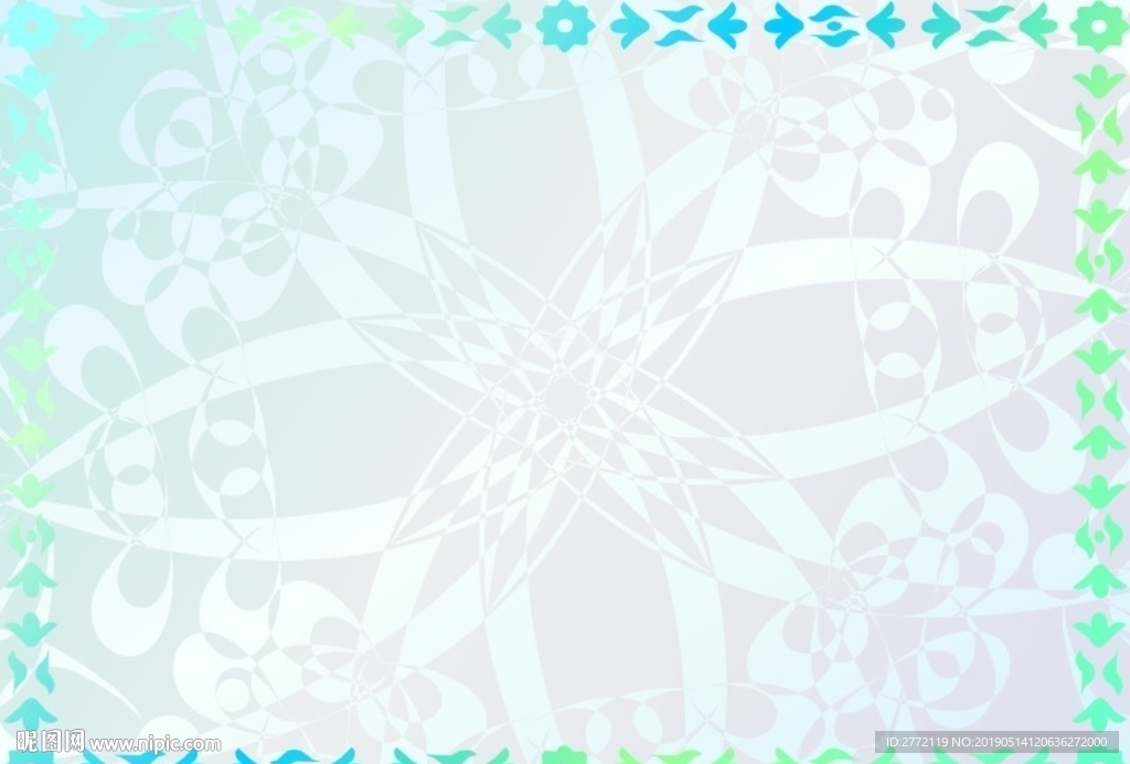 蓝花儿 加盟证书纹