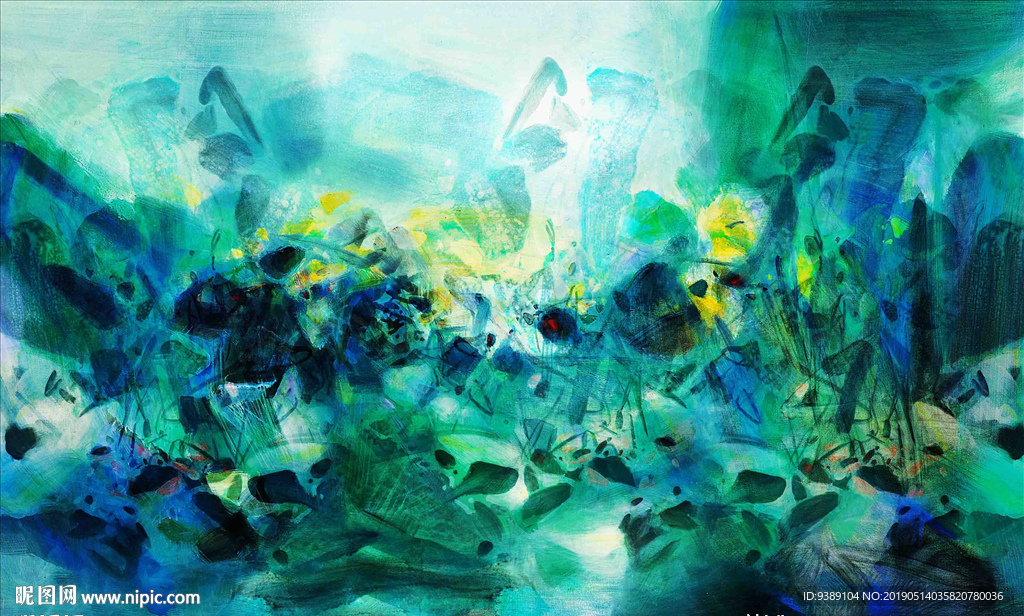 抽象油画