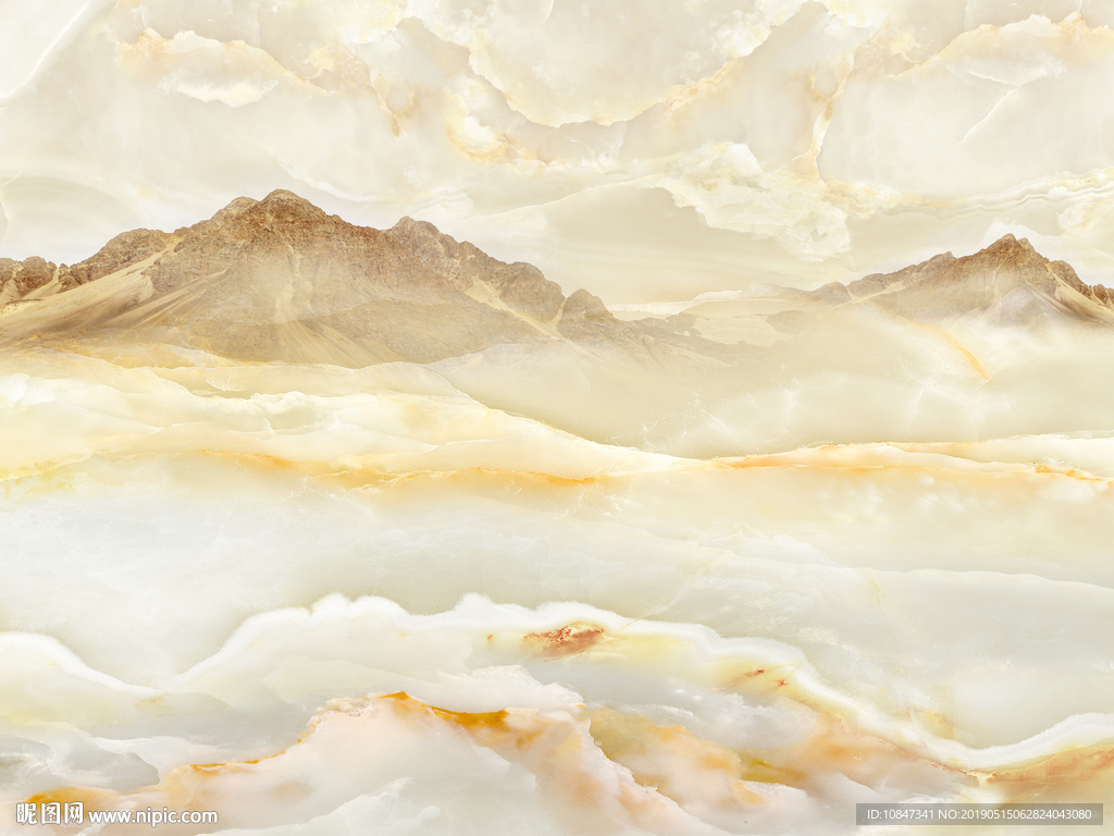 高温烧 高清山水 大理石 玉石