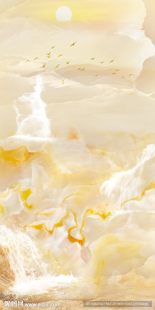 高温烧 高清 山水大理石  玉