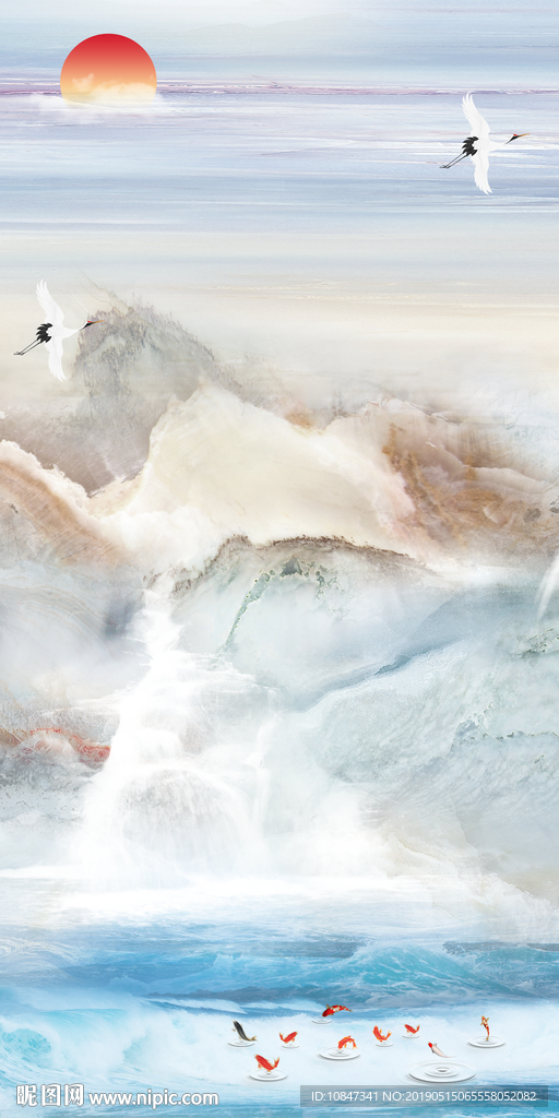 高温烧 高清 山水大理石  玉