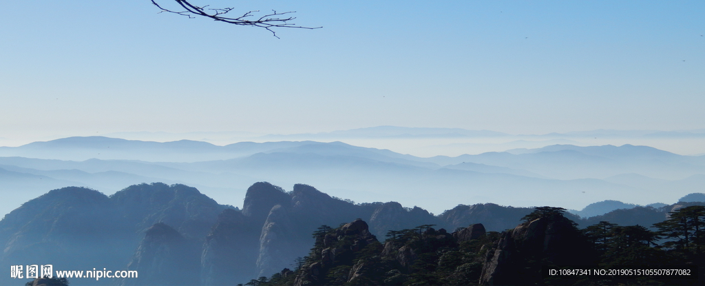 中式水墨山水 山水情 水墨画