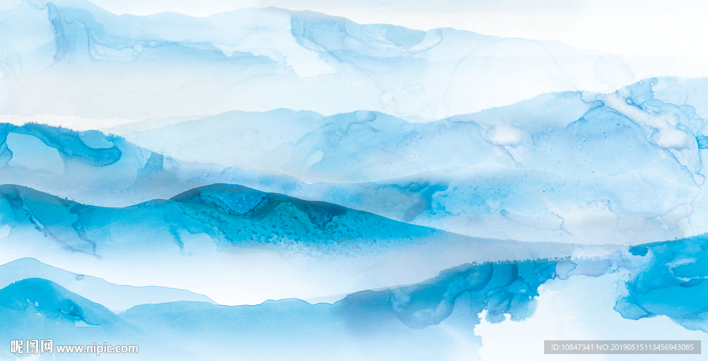 中式水墨山水 山水情 水墨画