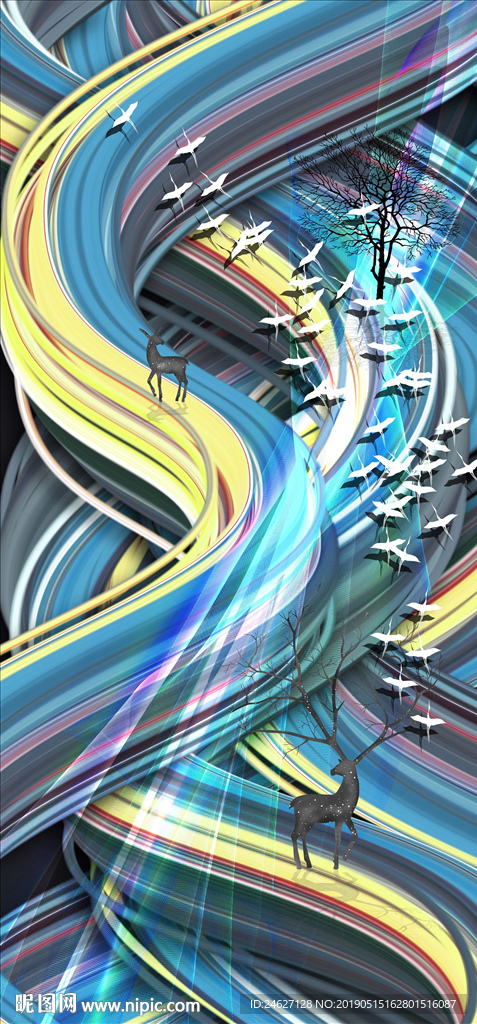 玄关壁画