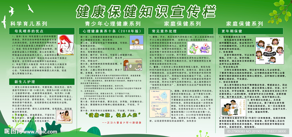 健康保健知识宣传栏