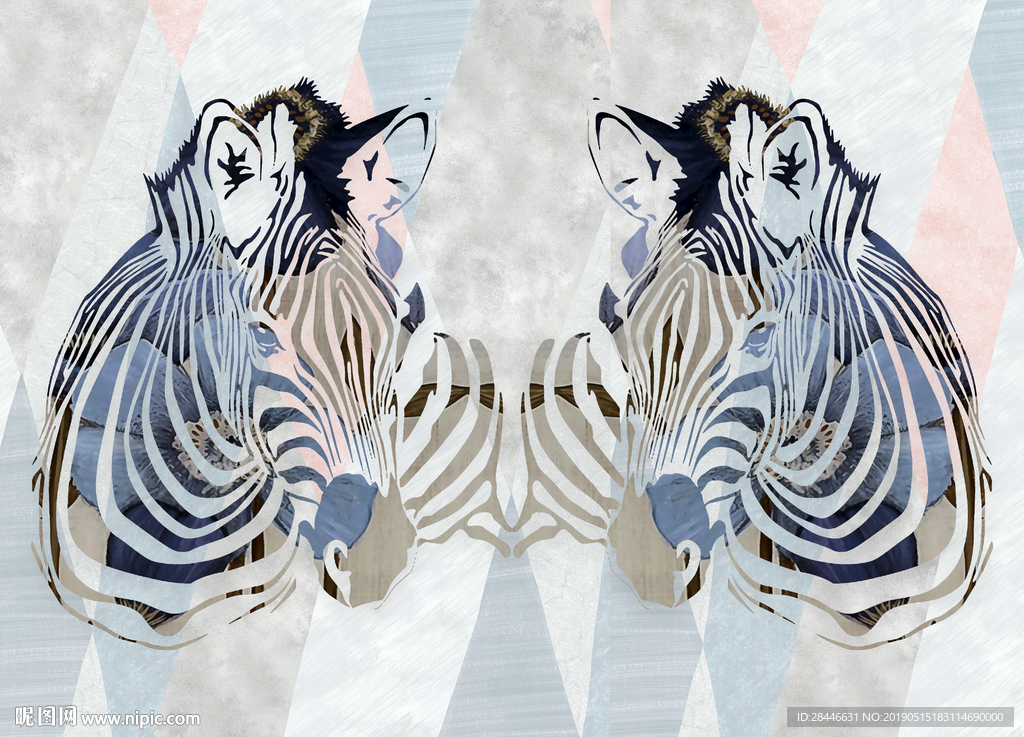 北欧简约时尚背景墙