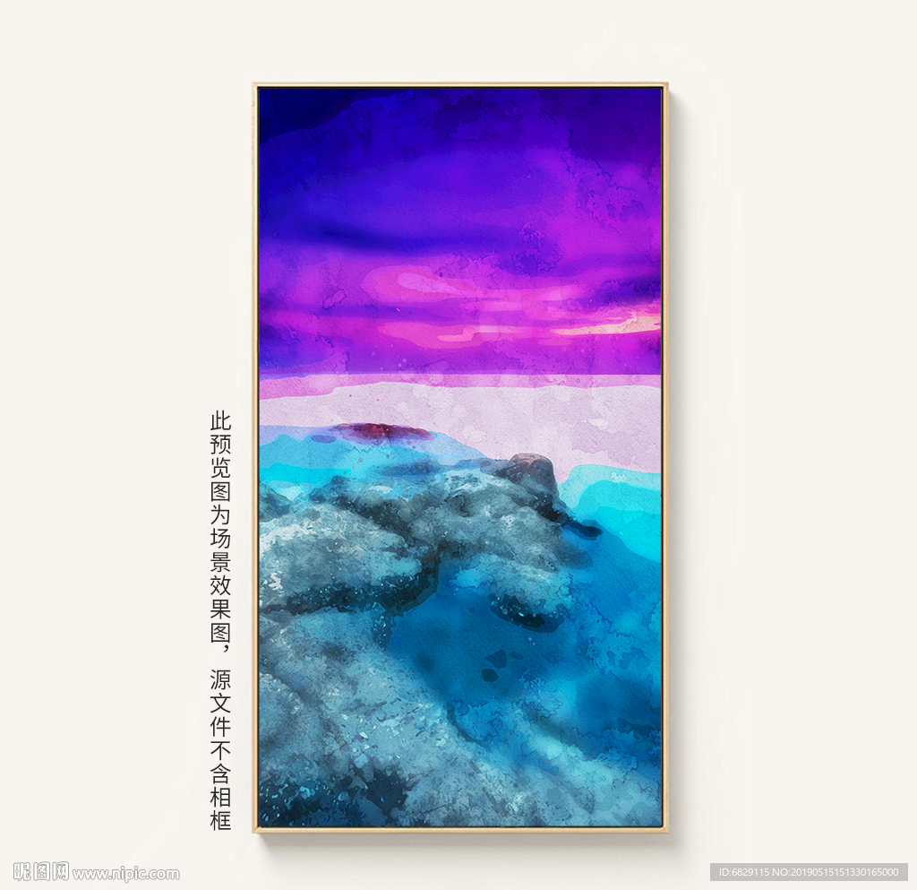 现代简约抽象手绘艺术装饰画油画