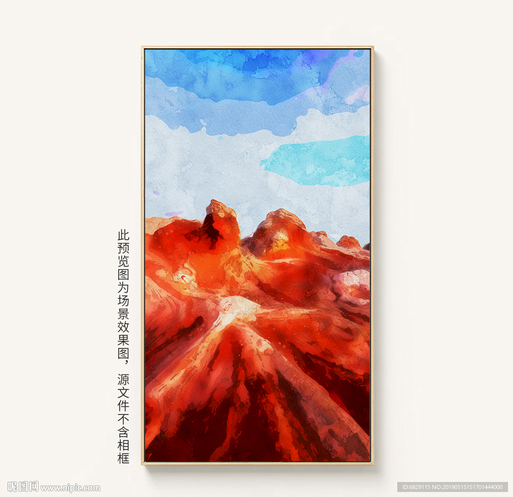 现代简约抽象手绘艺术装饰画油画