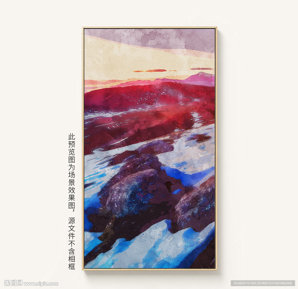 现代简约抽象手绘艺术装饰画油画