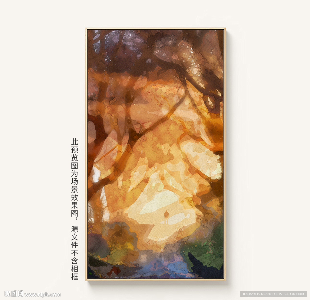 现代简约抽象手绘艺术装饰画油画