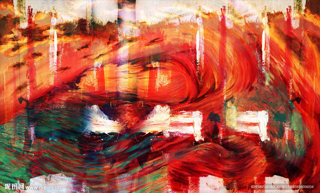 抽象油画