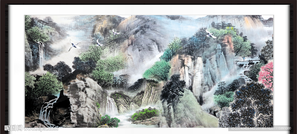 中国画山水