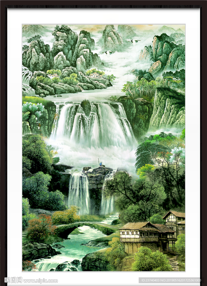 中国画山水