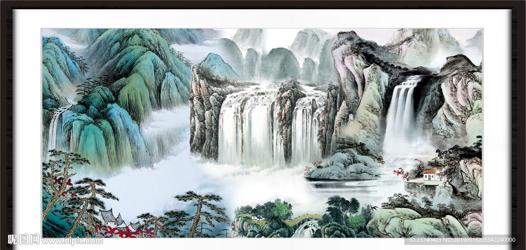 中国画山水
