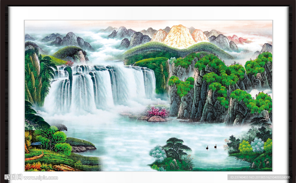 中国画山水