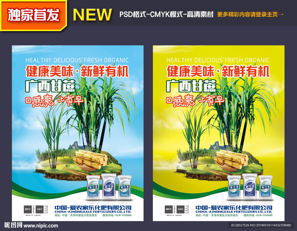 甘蔗海报