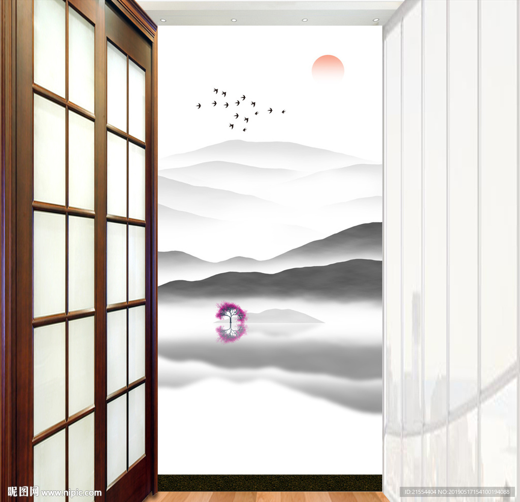 玄关背景墙
