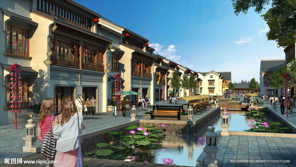 旅游商业街图
