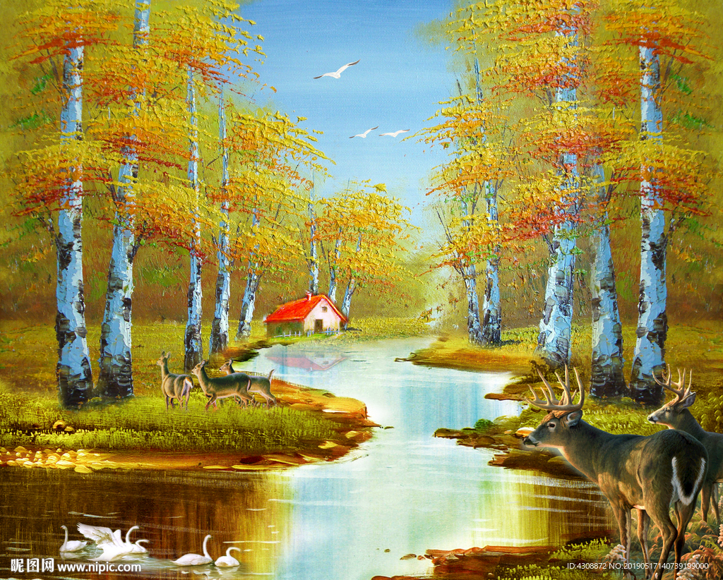 油画风景
