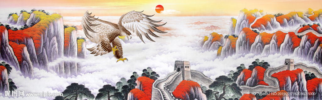 国画长城