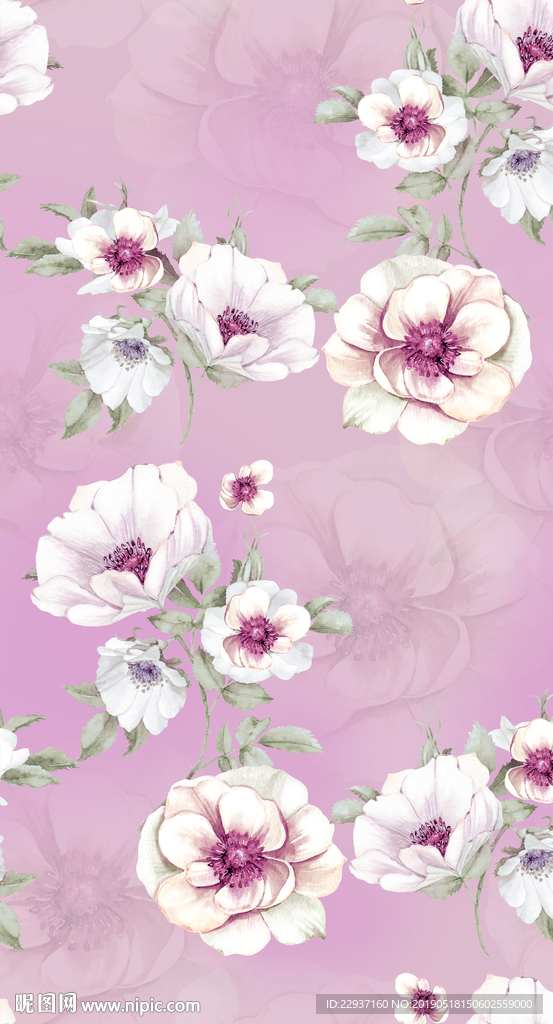 手绘花