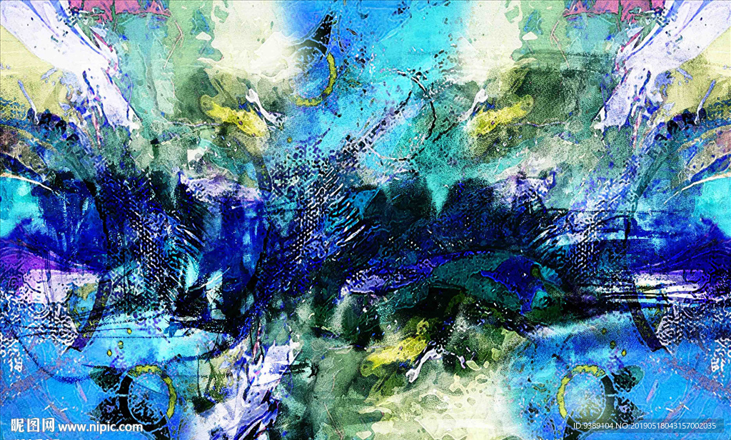 抽象油画