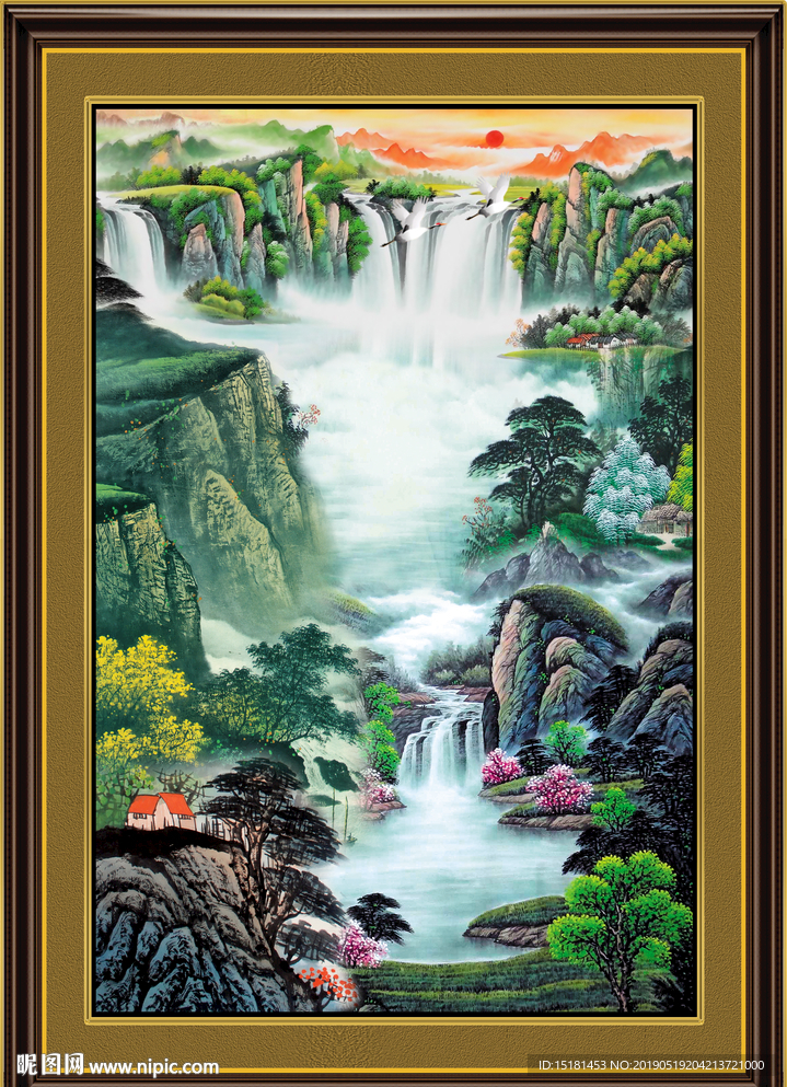 山水风景图