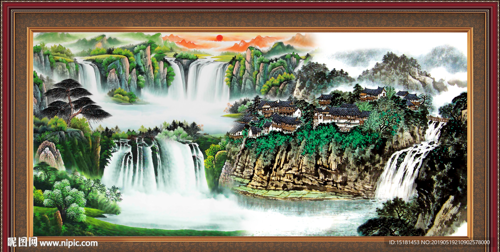 山水风景图