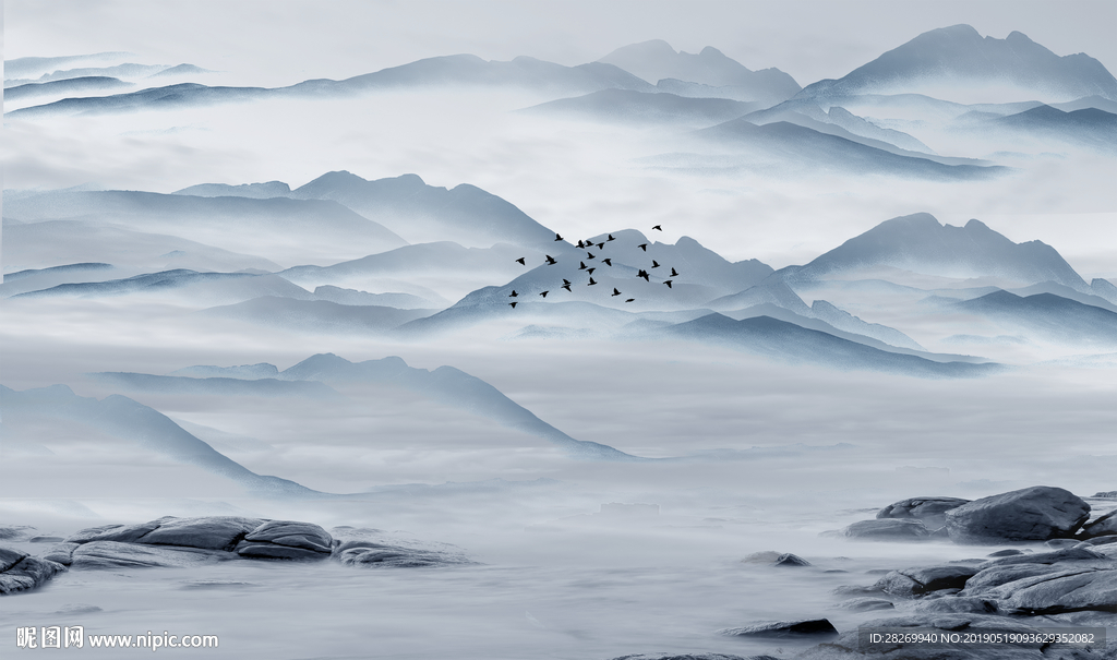 新中式背景
