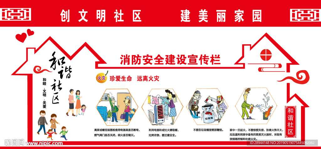 社区展板