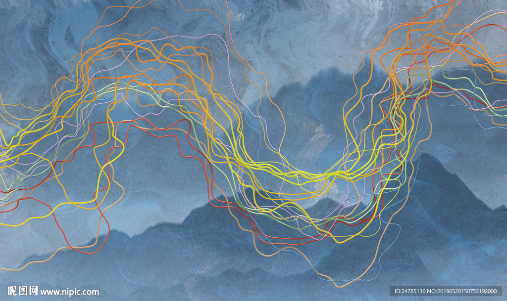 轻奢高端水墨山水画