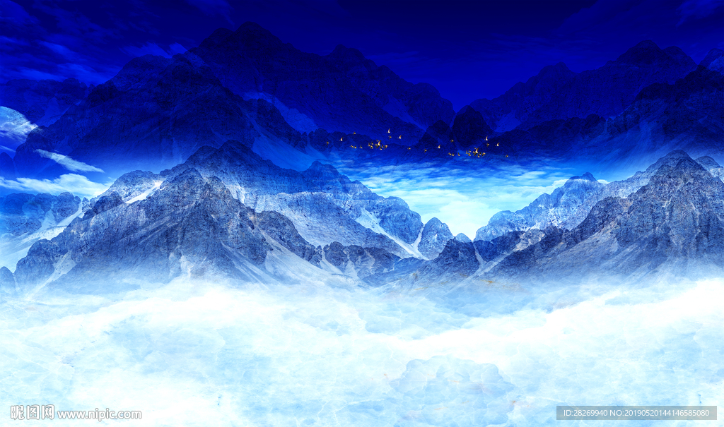 新中式山水画