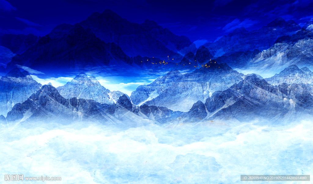 新中式山水画