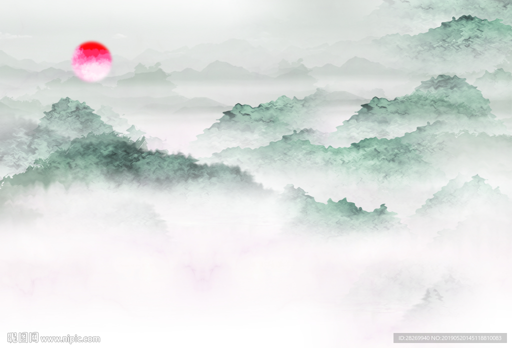 新中式无框画