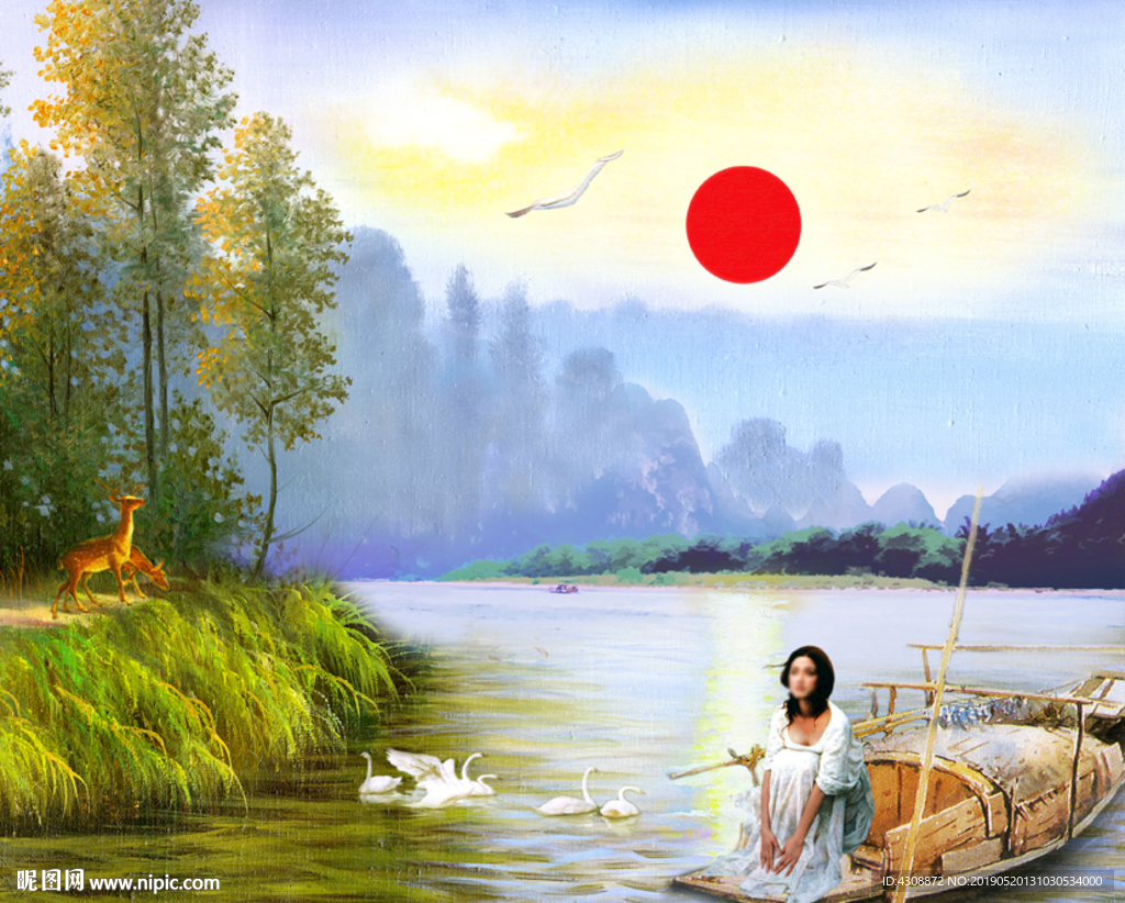 油画