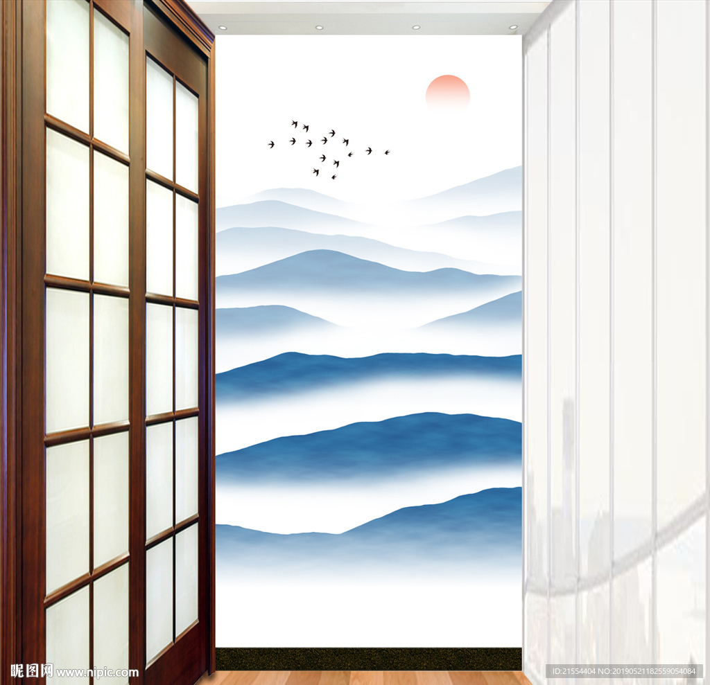 水墨抽象画