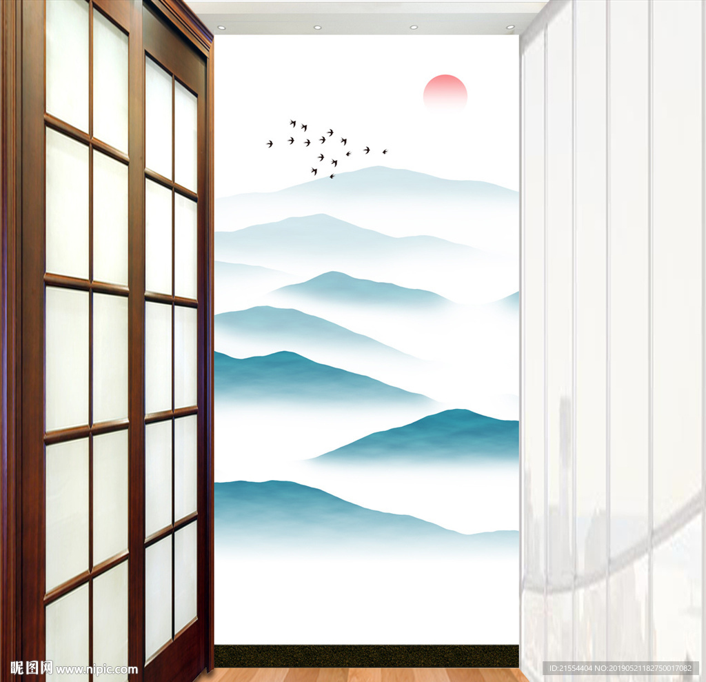 水墨抽象画
